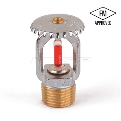 FM -hyväksyntä pystyssä sprinkler